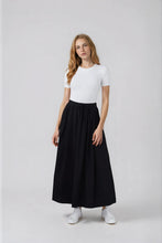 Load image into Gallery viewer, Mindy Skirt in Black #1505NFB