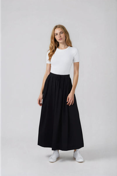 Mindy Skirt in Black #1505NFB