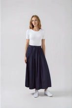 Load image into Gallery viewer, Mindy Skirt in Navy #1505NFNV