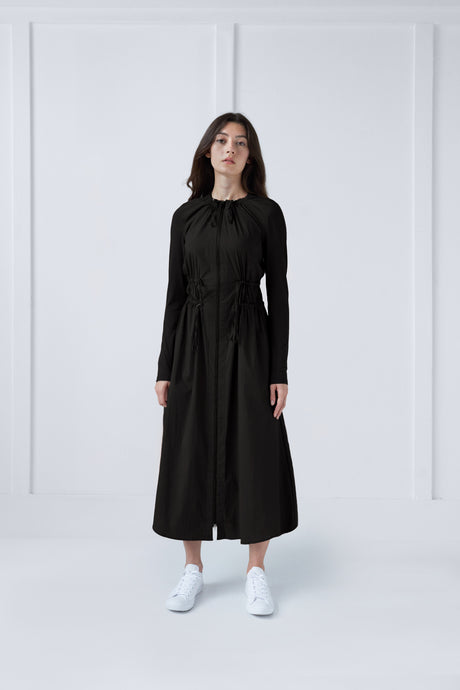 Raincoat Dress in Black #1529H
