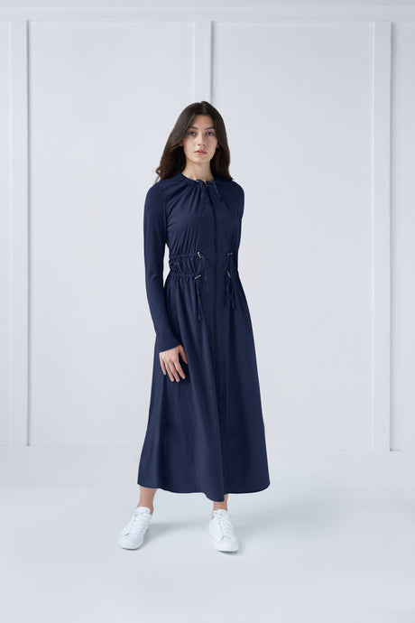 Raincoat Dress in Navy #1529H