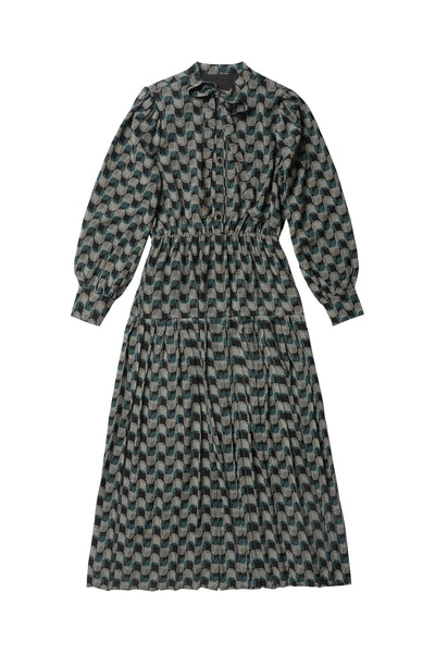 Paloma Dress in Geometric Print #1533GWG