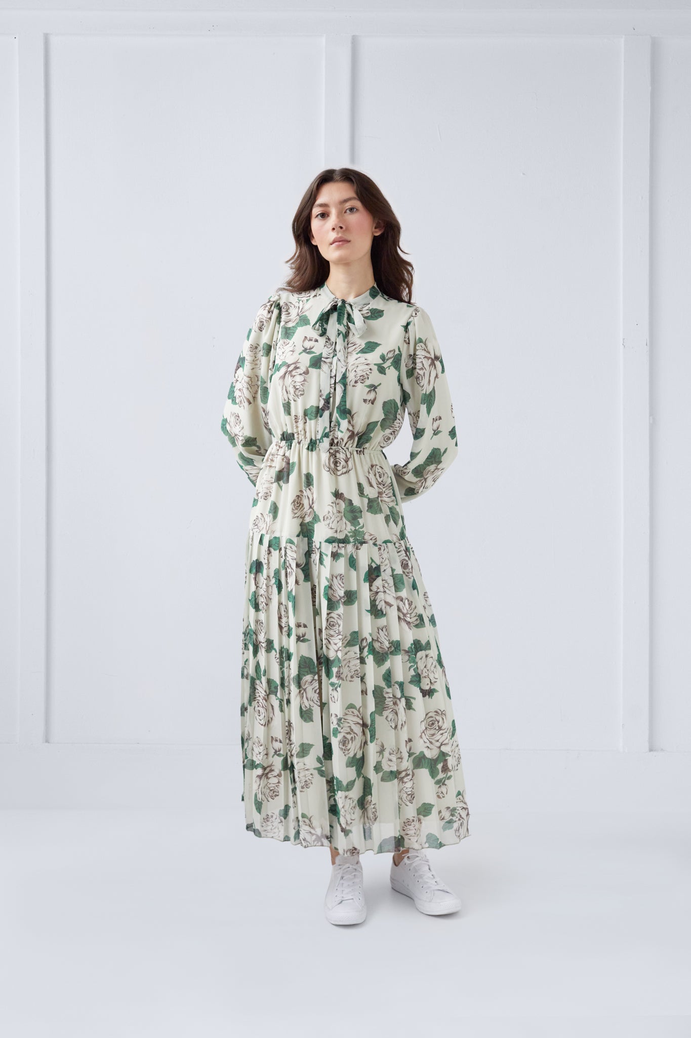 Paloma Dress Rose Print #1533WFG