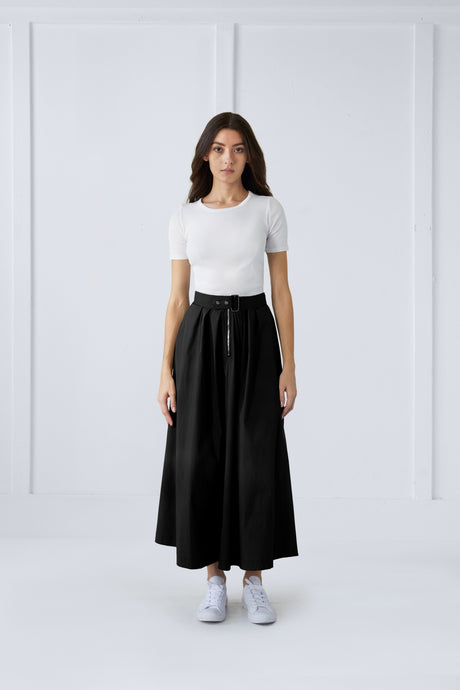 Zipper Skirt in Black #7981A