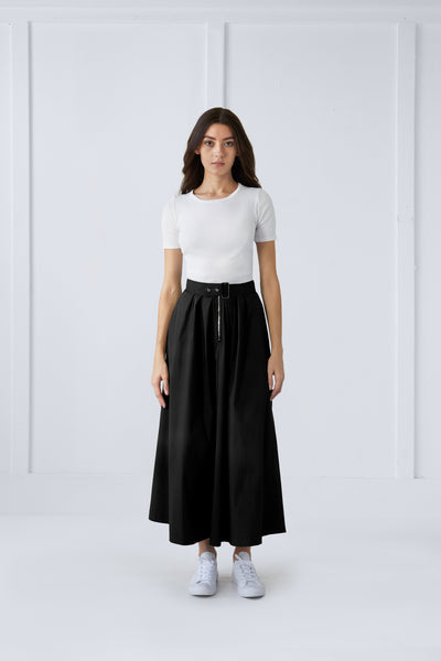 Zipper Skirt in Black #7981A