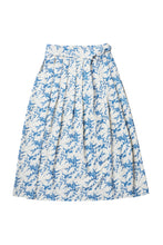 Load image into Gallery viewer, Skirt Blue Flower Print #4025UP