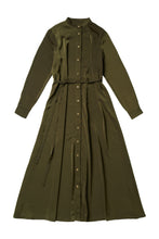 Load image into Gallery viewer, Dress with snaps in Olive #3114UH