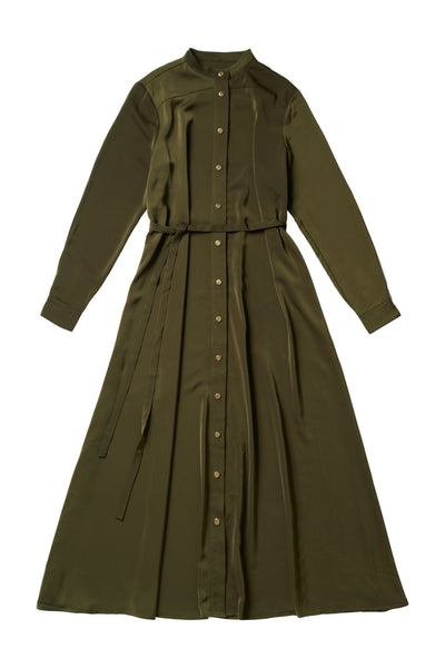 Snap Dress in Olive #3114UH