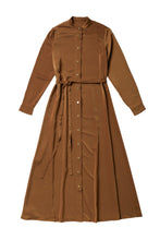Load image into Gallery viewer, Dress with snaps in Brown #3114UH