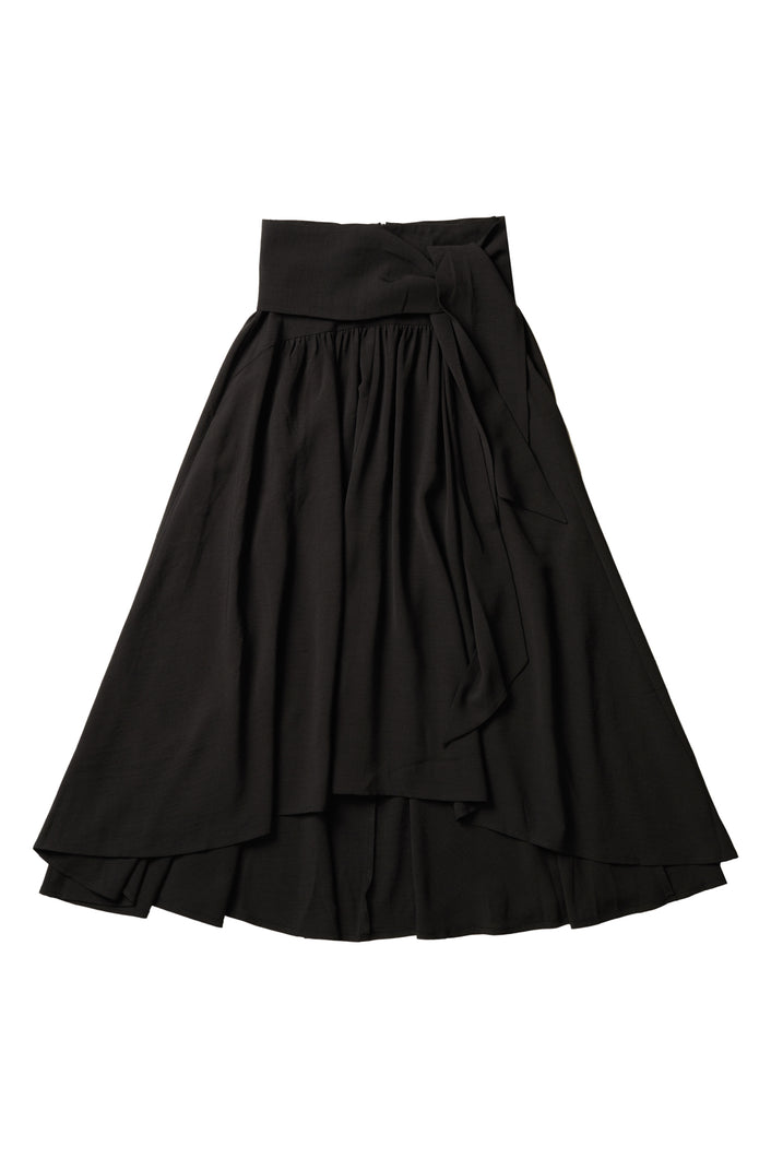 High Low Gretchen Skirt in Black #8104HL