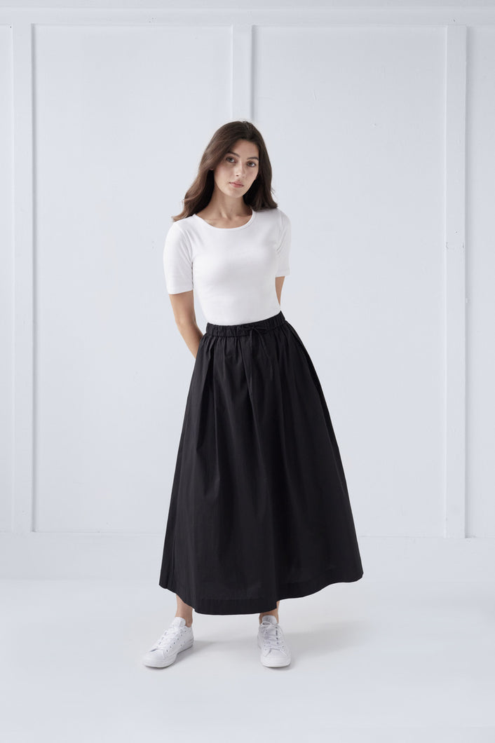 Black Maxi Skirt #1505