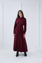 Load image into Gallery viewer, Dress with snaps in Burgundy #3114UH