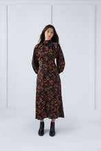 Load image into Gallery viewer, Fiona Dress in Rust Print #7978LOR