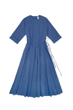 Load image into Gallery viewer, Side Tie Dress in Moonlight Blue #6116MB