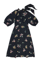Load image into Gallery viewer, Fiona Dress Dots and Flowers #7978DT