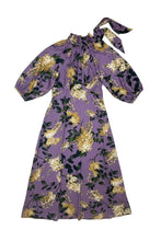 Load image into Gallery viewer, Fiona Dress in Purple Print #7978PF