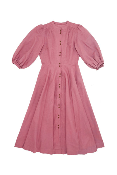 Margo Dress in Mauve Linen #7980LNMV