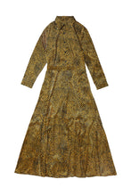 Load image into Gallery viewer, Julia Dress in Gold Print #8103PG