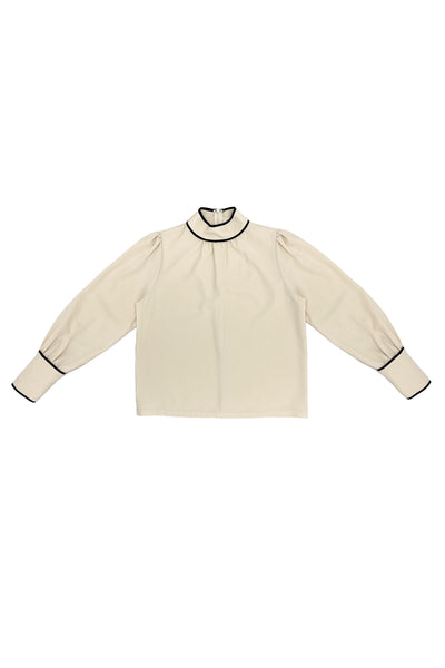 Nika Blouse Ivory #8106BK