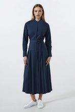 Load image into Gallery viewer, Valentina Dress Navy #8160WFG