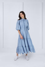 Load image into Gallery viewer, Nora Dress in Blue #8221