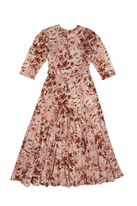 Leah Dress in Pinkish Print #8228EV