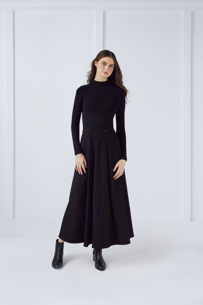 Karlie Skirt in Black Winter #8237WBL