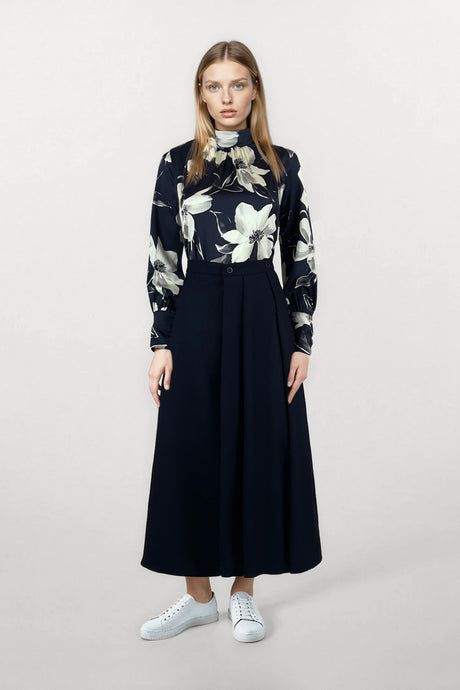 Karlie Skirt in Navy Winter #8237WNV