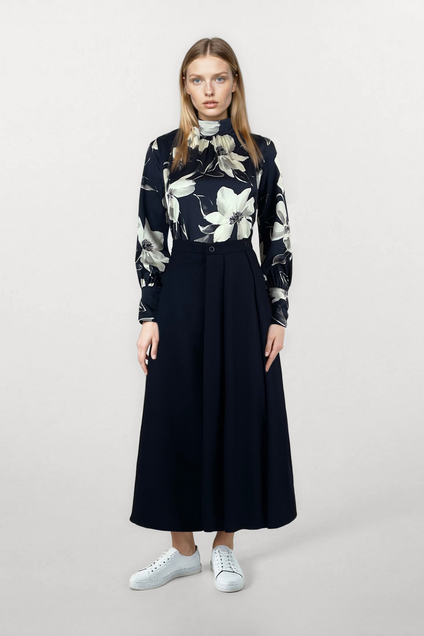 Karlie Skirt in Navy Winter #8237WNV