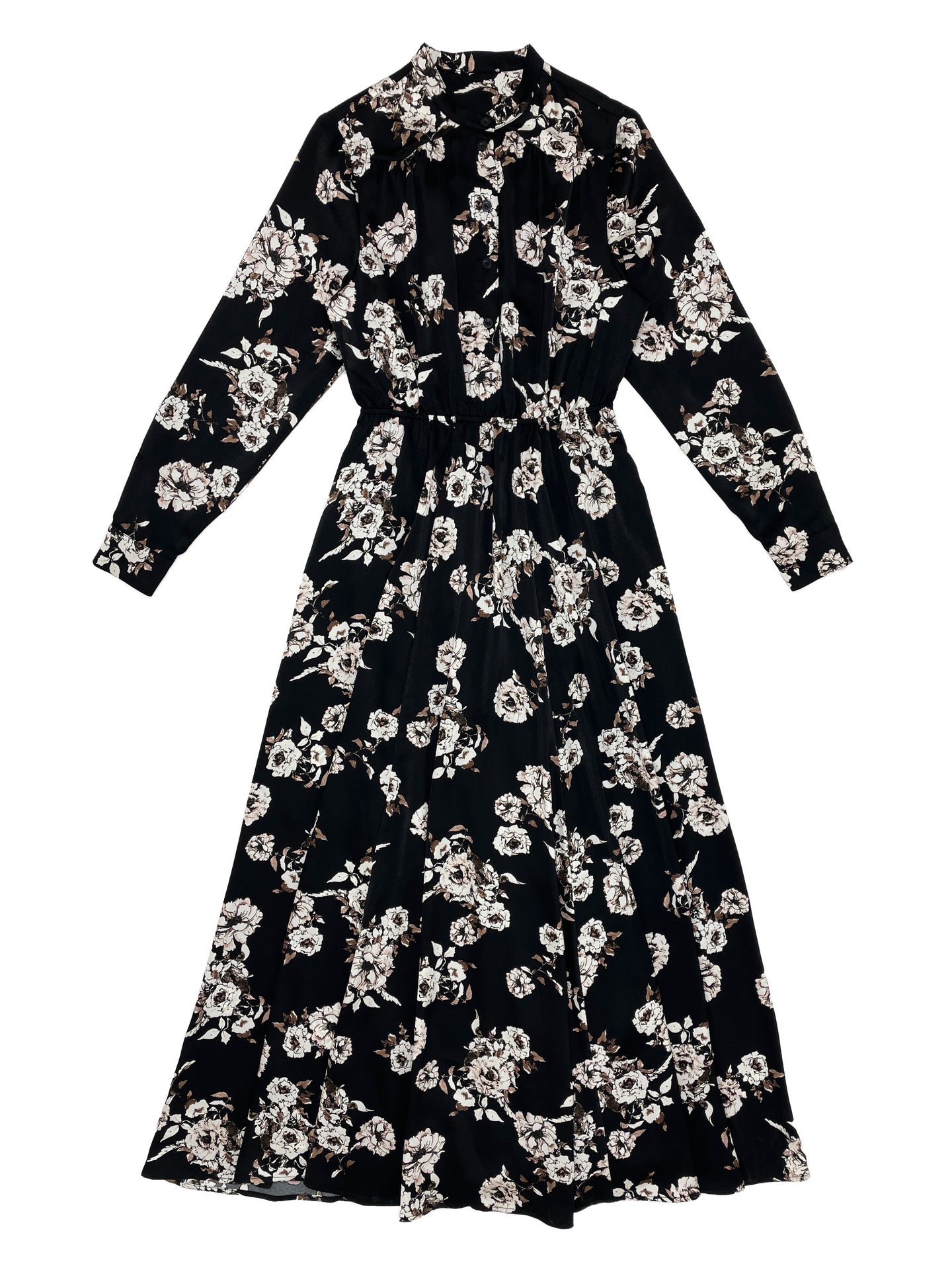 Patricia Dress Brown Flower #8249BFP