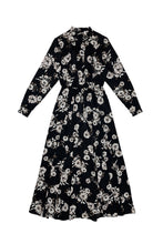 Load image into Gallery viewer, Patricia Dress Brown Flower #8249BFP
