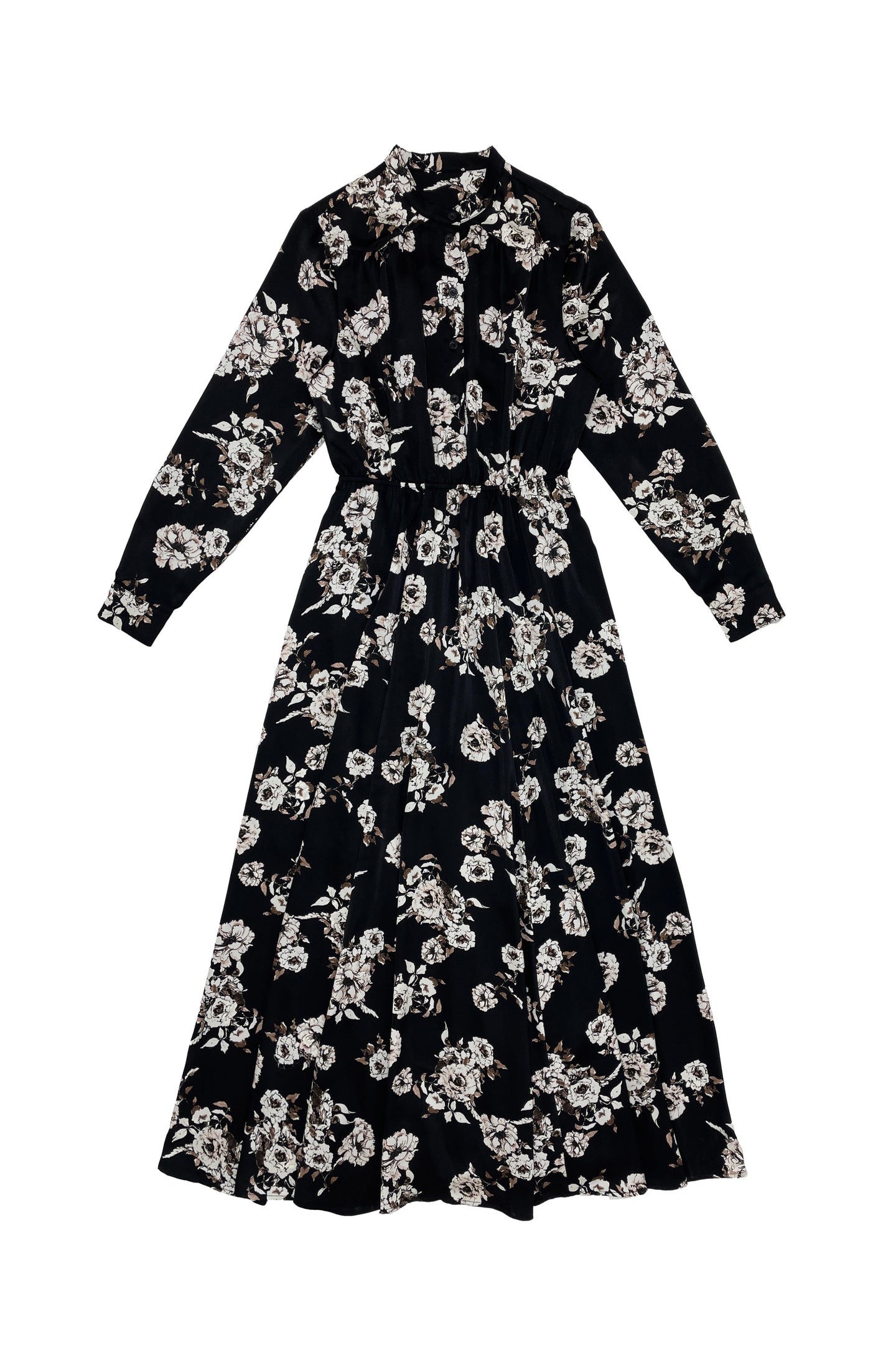 Patricia Dress Brown Flower #8249BFP