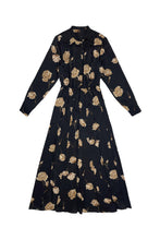 Load image into Gallery viewer, Patricia Dress Beige Flower #8249BRR