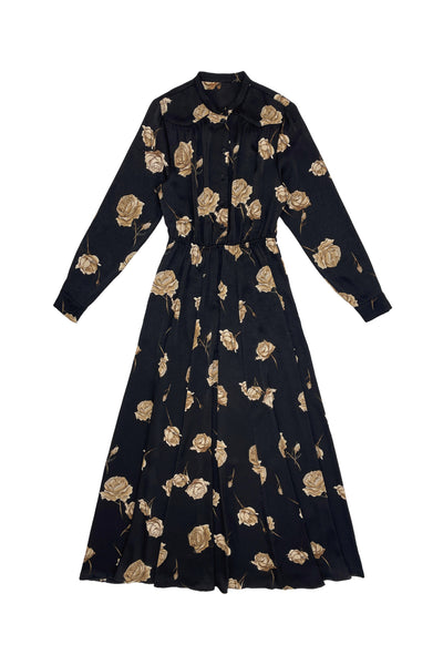 Patricia Dress Beige Flower #8249BRR
