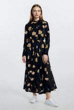 Load image into Gallery viewer, Patricia Dress Beige Flower #8249BRR
