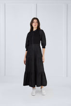 Load image into Gallery viewer, Natalia Dress in Black Denim #8265