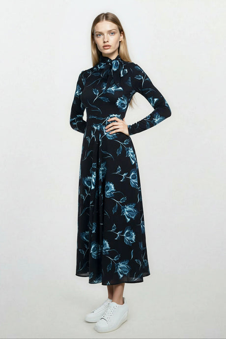 Anais Skirt Blue Rose #8303BLFL