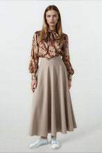 Load image into Gallery viewer, Anais Skirt in Taupe #8303WP