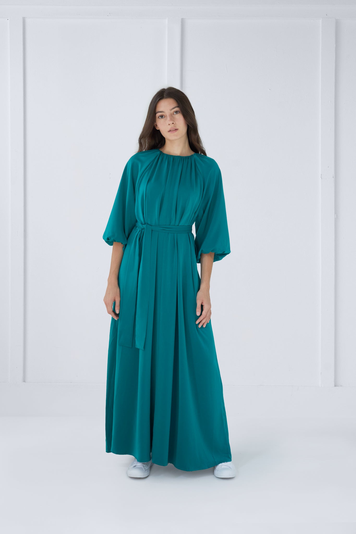 Athena Dress in Emerald #8314A