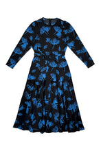 Load image into Gallery viewer, Leah Dress in Blue Flower #8468BLSBF