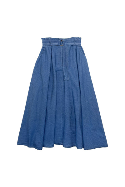 Cameron Skirt in Blue Denim #8505BD