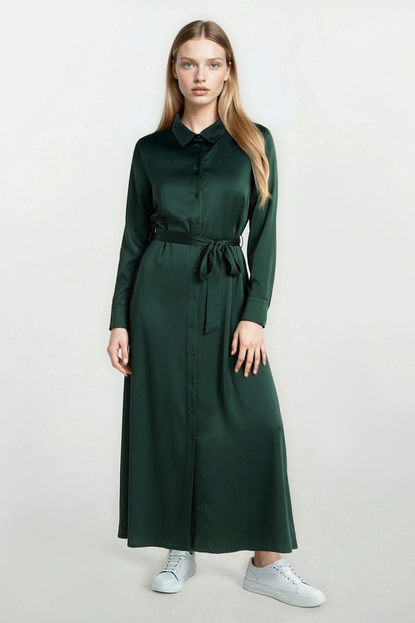 Agnes Dress Green #8570GRZ – UNAYA