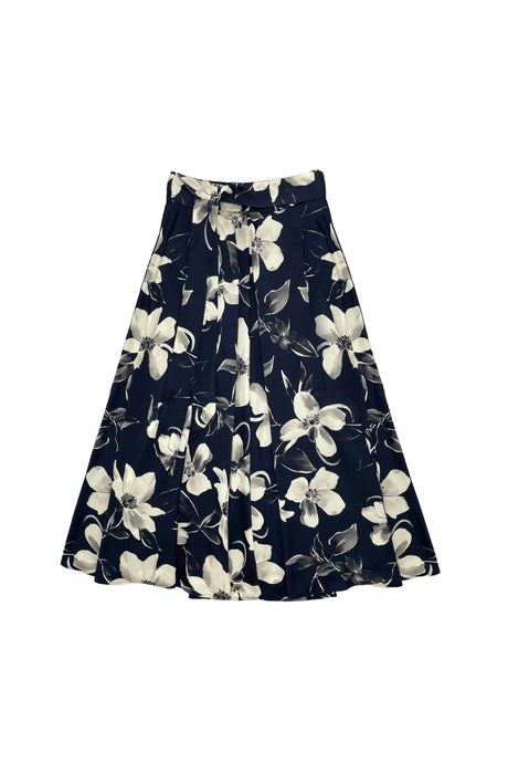Juno Skirt Flower on Navy #8578NFL