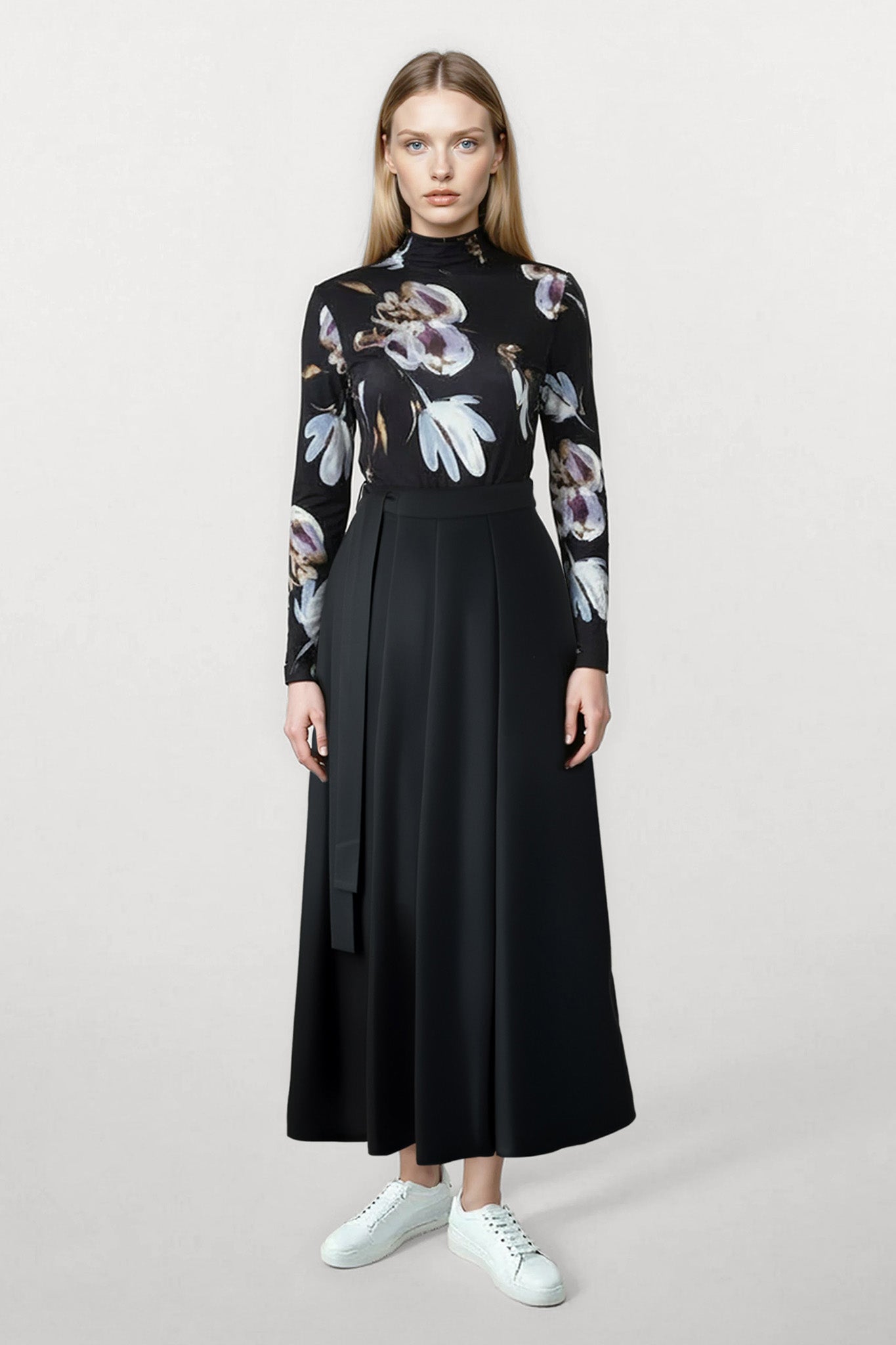 Karlie Skirt with Tie Black #8582BL