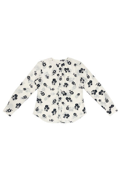 Annika Blouse in Black Flowers Print #8584BFI