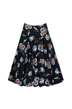 Load image into Gallery viewer, Colette Skirt Purple Flowers #8614FK