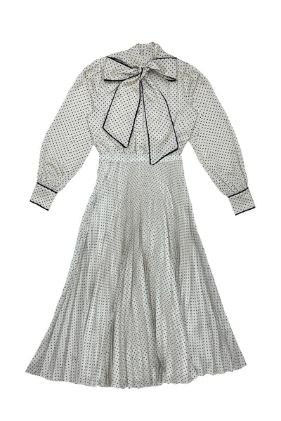 Margaret Dress Dotted #8897BW