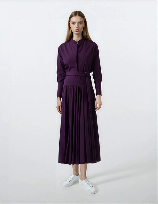 Valentina Dress Plum #8160PL