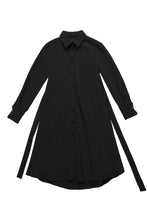 Load image into Gallery viewer, Black Shirt Dress