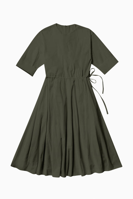 Green Side Tie Dress #6116G
